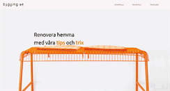 Desktop Screenshot of bygging.se